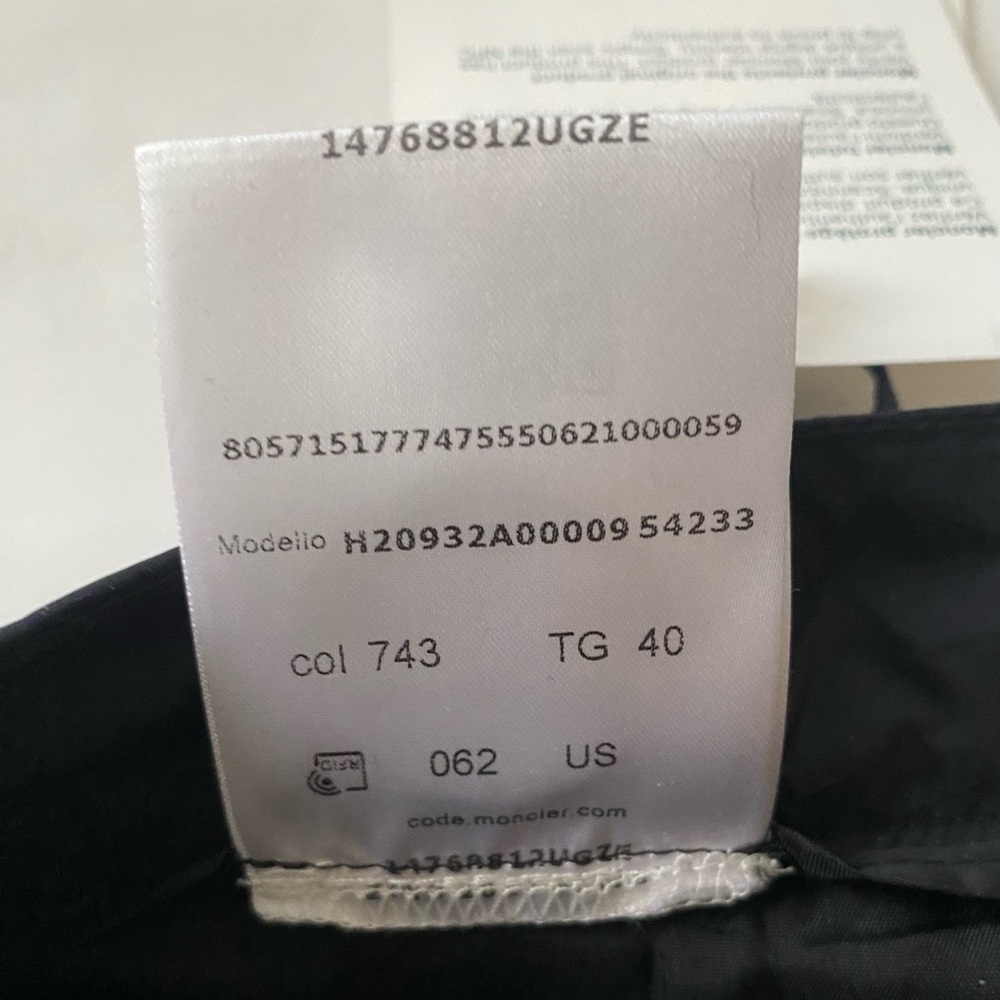 NWT Auth MONCLER women dress TROUSERS/pants sz 4-6/XS-S US=sz 40 EU - Picture 13 of 14